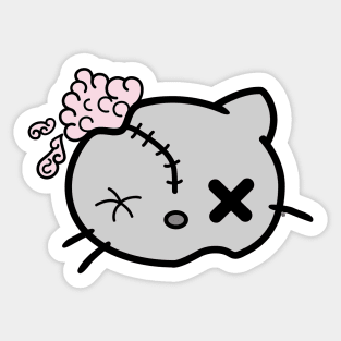 Zombie Kitty..... Sticker